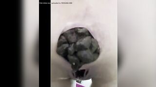 Huge thick from big asshole