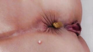 Twinkling asshole pooping