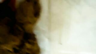 Big tits brunette milf poop teasing