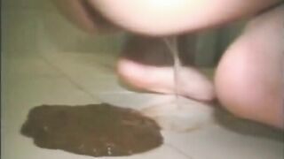 Piss and poop on the floor