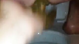 Mature lady and dirty poop