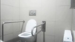 Cute amateur brunette chick poops