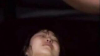 Dirty Asian girl gets covered in shit