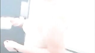 Blonde hot amateur babe poops