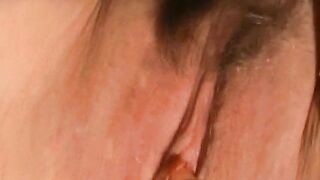 Closeup piss and shit from hot babe