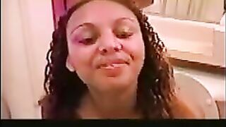 Amateur ebony and her tasty poop