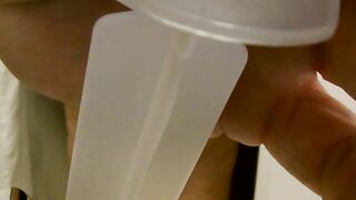 Enema and scat session