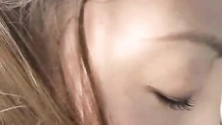 Jap MILF poops in the alley