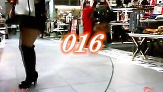 Pretty young Jap girl pooping