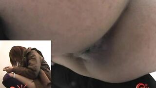 Pretty young Jap girl pooping