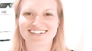 Cute wife and hot poop