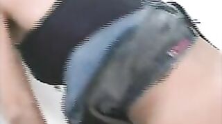 Cute wife and hot poop