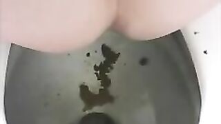 Cute wife and hot poop