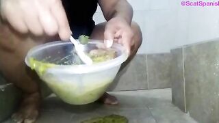 Phat ass and fat pussy lady poops