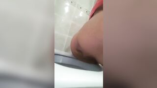 Turkish girl pissing and shitting nicely