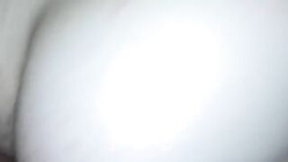 Training her pooping asshole with cock