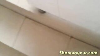 Caught spying on woman shitting