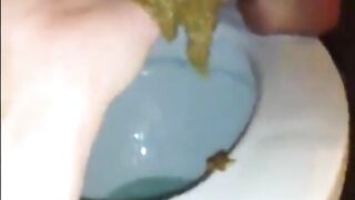 Shitting and asshole fingering