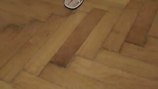 Girl eats her own shit straight out of her panties.