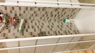 Caught shitting in the shower