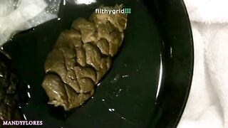 Sexy horny lady and hot poo