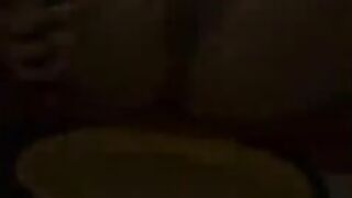 Amateur brunette lady and hot poop