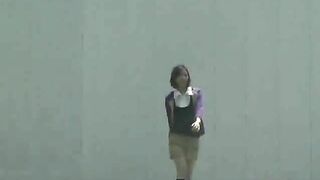Knky Japanese lady and outdoor poop