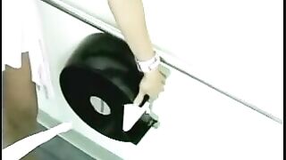 Pretty brunette amateur girl poops