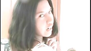 Cheeky lady drops hard poop