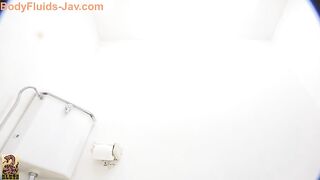 Lovely Japanese chubby girl in bra poops