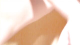 Sexy shaved girl shitting in a plastic bowl
