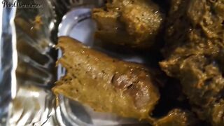 Sexy girl love pooping and cooking