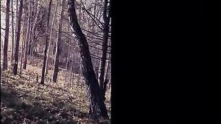 Dirty babe licking shitty dildo