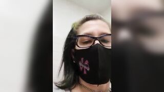 Dirty mature lady and hot ass shitting closeup