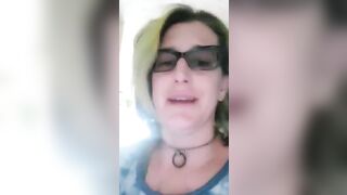 LUsty cougar shitting