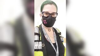 Slutty nerdy milf and hot poop show