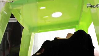 Toilet slave eats Alina's shit