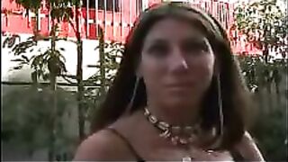 Latina girl and seductive poop show