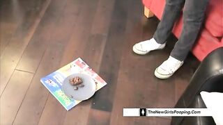 Fat poop on the floor