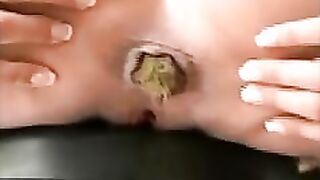 Curvy blonde lady and hot tasty asshole