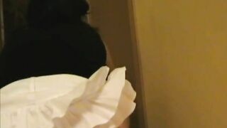 Curvy mature lady poops for her girfriend