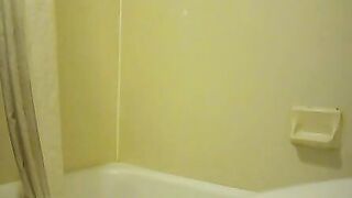 BBW shits and pisses in tub