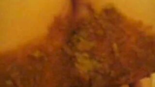 Riding cock in scat sex