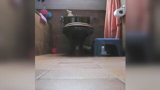 Sweet sticky poop in doggy style