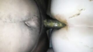 Anal and throat fucking a mouth