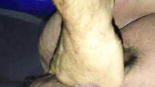 Fingering her pussy and asshole