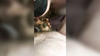 Tasty scat blowjob