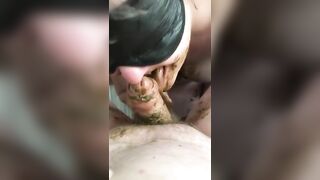Tasty scat blowjob