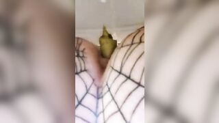 Naughty ass lady and thick poop