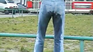 Dany messy jeans poop and piss